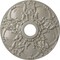 Ekena Millwork Norwich Ceiling Medallion (Fits Canopies up to 4 1/2"), 18"OD x 3 1/2"ID x 1 3/8"P, Pearl White CM18NOPWS - alternate 1